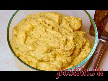 ВКУСНЕЙШАЯ НАМАЗКА на ХЛЕБ! Вкусные КАБАЧКИ!!! Красиво. Просто. Полезно.