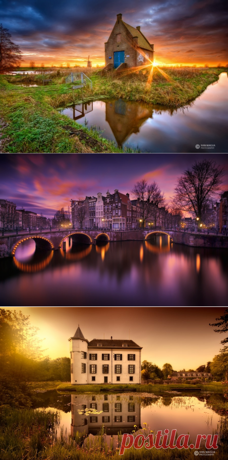 Волшебные пейзажи Голландии Айвана Майгуа