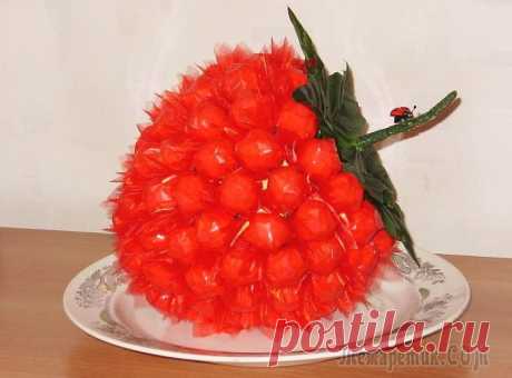 Малина из конфет