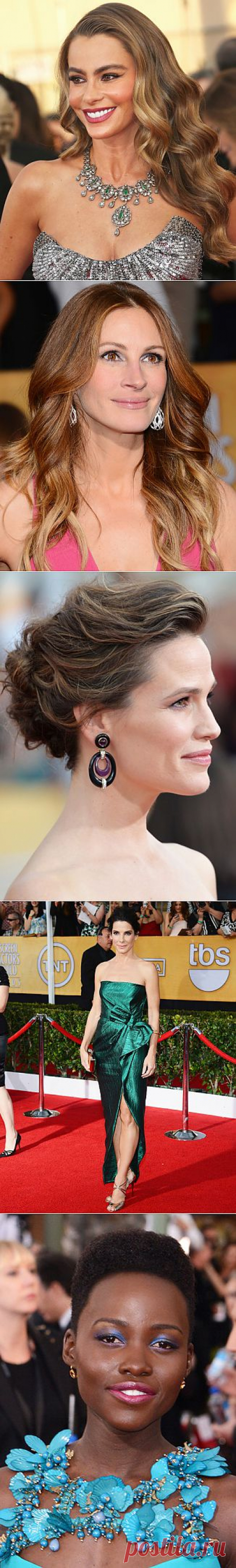 (+1) тема - Лучшие звездные аксессуары Screen Actors Guild Awards-2014 | КРАСОТА