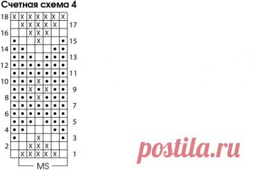 Short vest with jacquard pattern