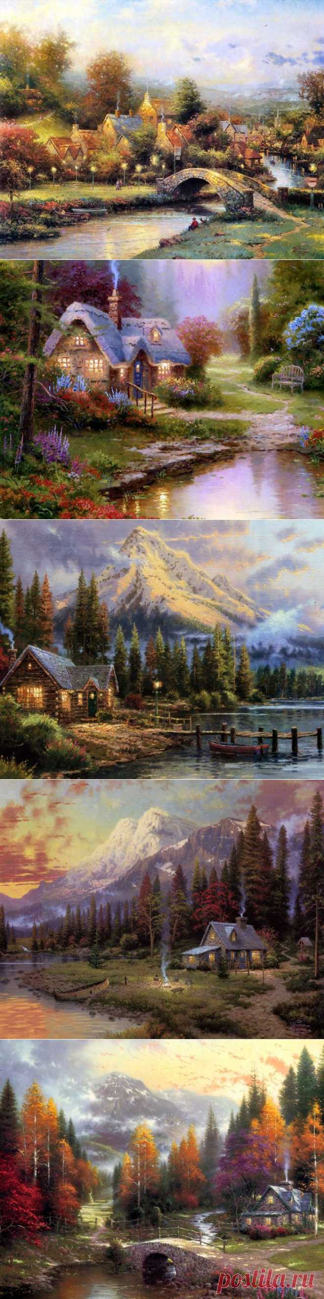 Осенние сказки Томас Кинкейда.