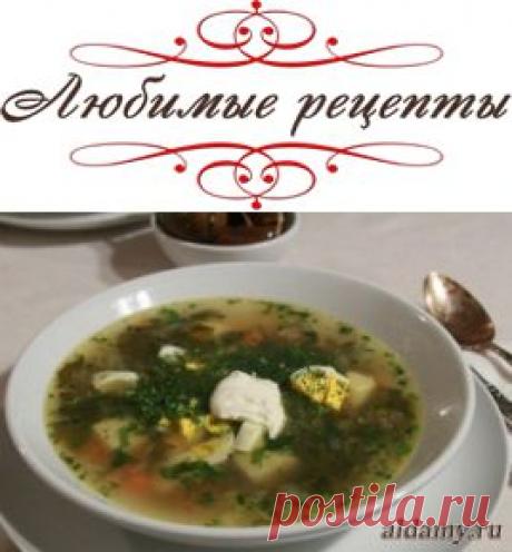 Украинский суп из щавля (Зелёный борщ) &amp;raquo; Любимые рецепты