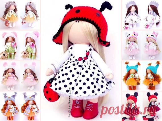 Textile Cloth Doll Baby Nursery Doll Custom Made Love Doll | Etsy Hello, dear visitors!  This is handmade textile doll created by Master Irina S (Krasnodar, Russia). Doll can be made by Order. Doll is 28 cm (11.02 inch) tall.  All dolls on the photo are made by master Irina S. You can see all dolls by Maria L by search in our shop: