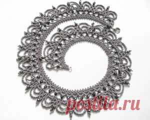 Ажурное плетение из бисера. Разновидность и схемы плетения