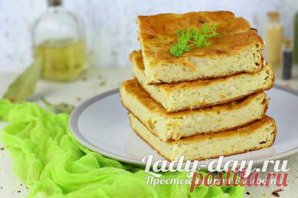 Заливной пирог с капустой на кефире в духовке, рецепт быстрый и вкусный | Простые рецепты с фото