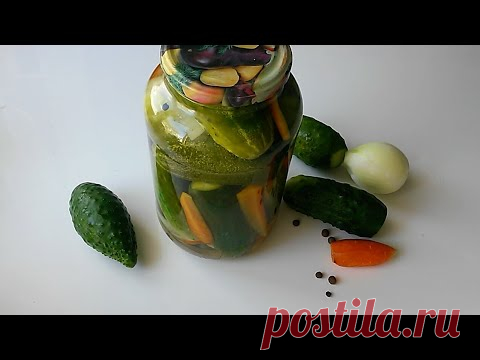 Огурцы" По - болгарски" Хрустящие и ароматные.Домашние заготовки. - YouTube