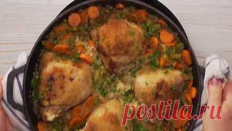 Куриные бедра с золотистой корочкой