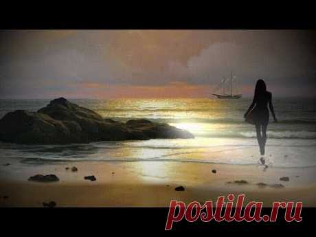 Морской пейзаж на холсте ► Как нарисовать закат на море