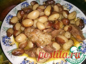 Фасоль с мясом - кулинарный рецепт