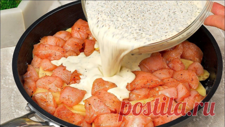 Куриная грудка не будет сухой: доступный и вкусный рецепт для всей семьи Готовим сытное блюдо из куриной грудки с картофелем в духовке.