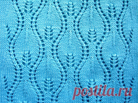 www.SHPULYA.com - Ажурный узор спицами 75