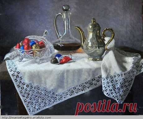 Кружевная роспись в живописи, декупаже, росписи