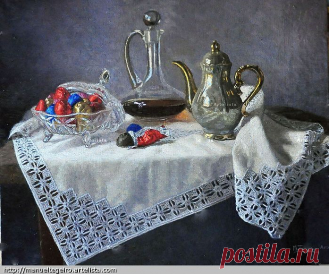Кружевная роспись в живописи, декупаже, росписи