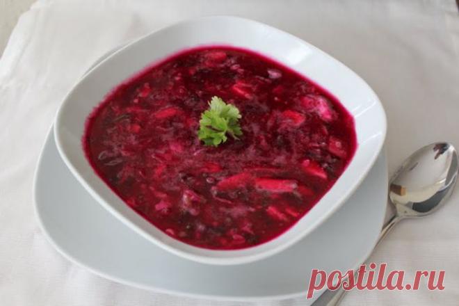 Холодный красный борщ :: Кулинарные рецепты :: KakProsto.ru: как просто сделать всё