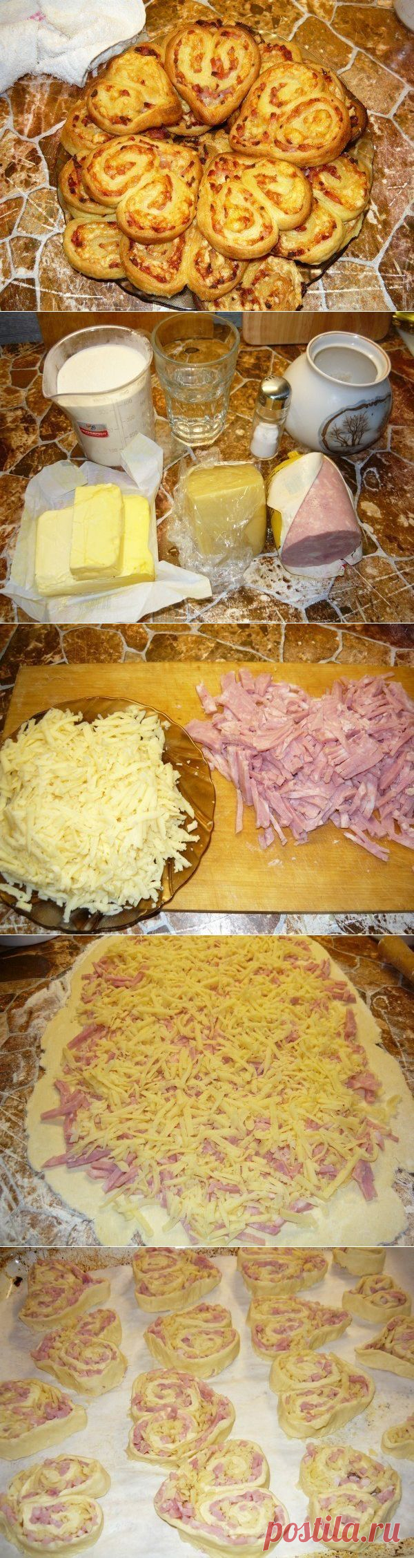 Оригинальное печенье-закуска с мясом