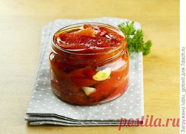 Сладкий перец, запеченный в духовке: рецепт на зиму