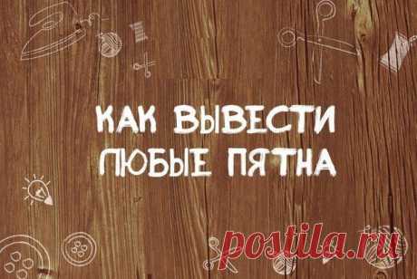 Золотые советы по удалению сложных пятен