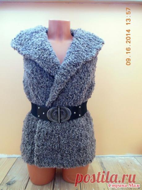 Безрукавка из Фурланы с запахом. Хваст. - Вязание - Страна Мам
