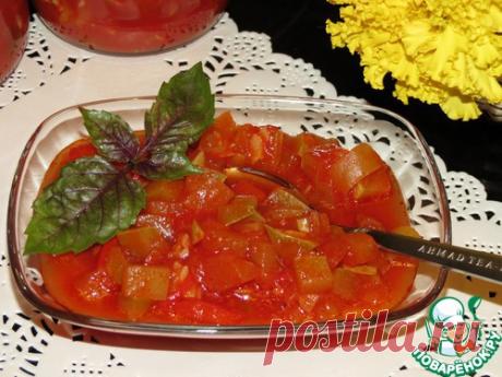 Салат из кабачков и перца на зиму - кулинарный рецепт