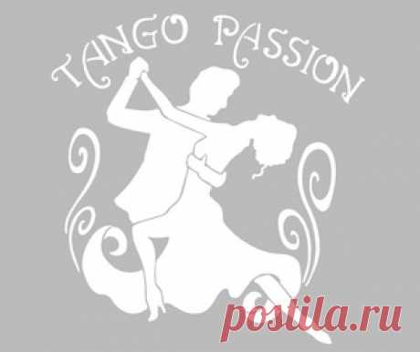 Pochoir Adhésif 20 x 20 cm AFFICHE TANGO