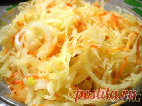 Квашеная капуста. Рецепт с фото