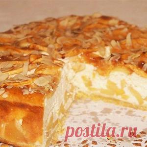 Яблочный пирог с творожным суфле - МирТесен