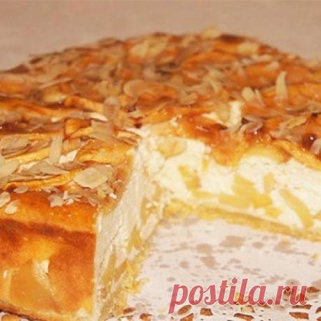 Яблочный пирог с творожным суфле - МирТесен