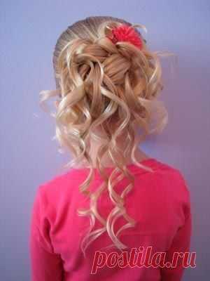 Прическа для девочки. / Рукоделие