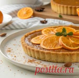 Нежный тыквенный пирог с апельсином