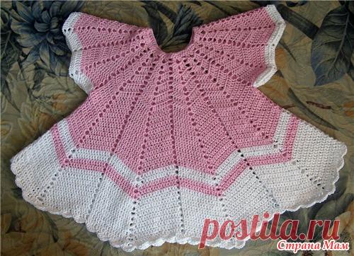 Комплект, по одной схемке(платье, кофточка...). - Страна Мам