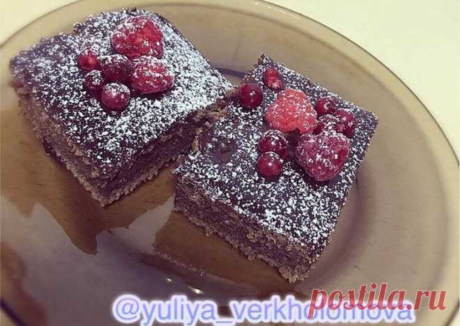 Влажные шоколадные пирожные Автор рецепта Юлия Верхоломова (Ефремова) - Cookpad
