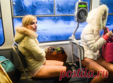 : В метро без штанов | Экстремал