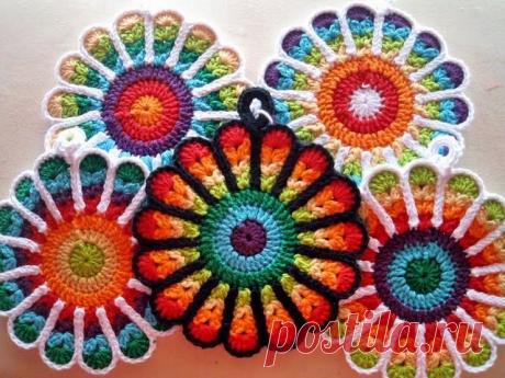 Милые сердцу штучки: Вязаные прихватки - маленький праздник на кухне! (подборка + МК)