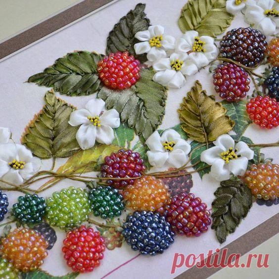 Объемная вышивка