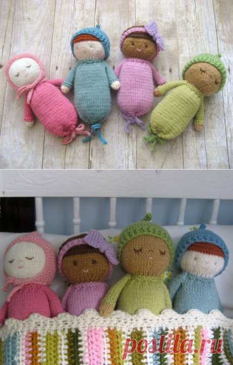 Amigurumi Knit Baby Doll Patterns Digital Download от AmyGaines