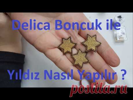 Delica boncukla yıldız nasıl yapılır ?