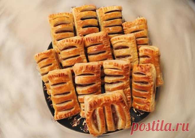 (38) Слойки с яблоком - пошаговый рецепт с фото. Автор рецепта Яна . - Cookpad