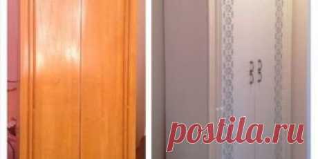 Как из старого шкафа сделать новый Старый шкаф, который вполне исправно исполняет свои функции, со временем теряет презентабельный внеш...
