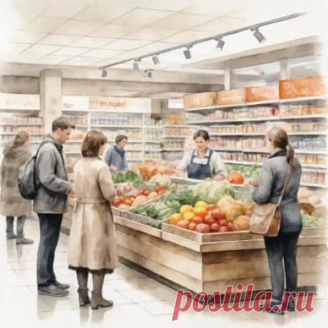 Диалог на немецком «В супермаркете» (Im Supermarkt) — Изучаем немецкий язык онлайн