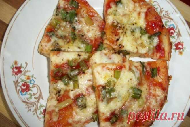 Пицца с моцареллой пошаговый рецепт с фото