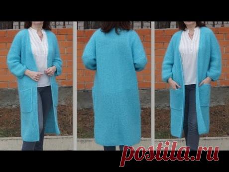 [Вязание] Невесомые кардиганы из мохера. Подборка моделей с описанием и МК