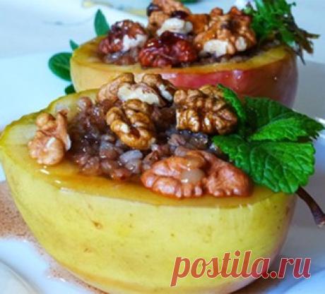 Фаршируем яблоки