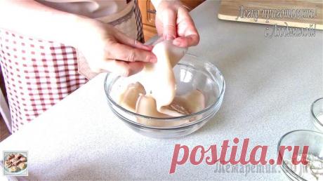 Кальмары с грибами