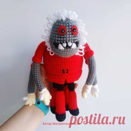 PDF Дядя Шнюк крючком. FREE crochet pattern; Аmigurumi doll patterns. Амигуруми схемы и описания на русском. Вязаные игрушки и поделки своими руками #amimore - Паук из Лунтика, паучок.