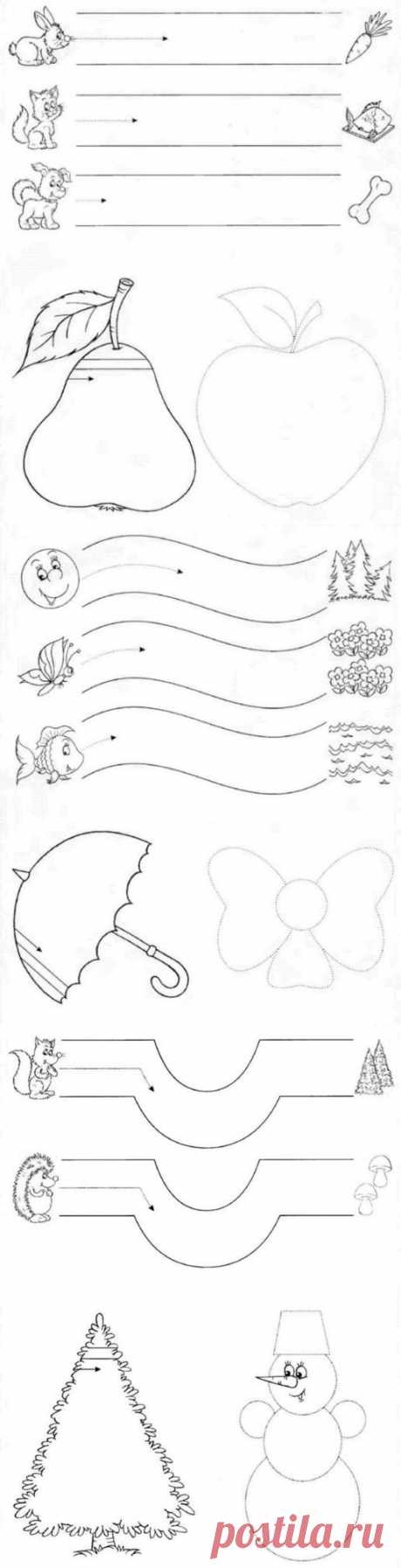 развивающие картинки для детей 3-4 лет.