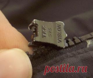 Как починить зубчик молнии | Делимся советами