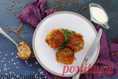 Рецепт тефтелей из гречки без мяса | Меню недели