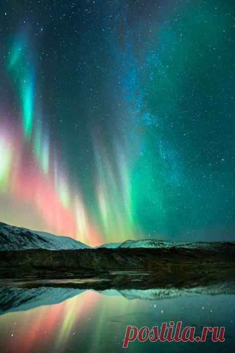 Северное сияние в небе Норвегии - Лучшие фотографии со всего света