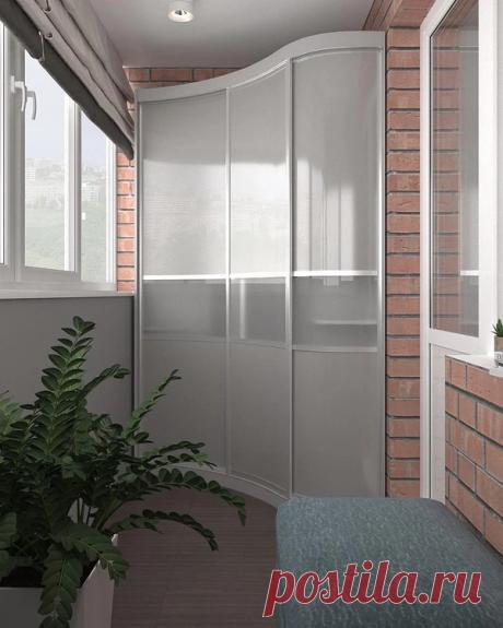 Как красиво сделать шкаф на балконе: фото дизайна пространства